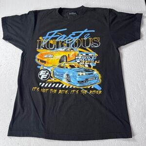 Large Fast & Furious 'It's Not The Ride' T-Shirt Men's Black Street Racing Tee